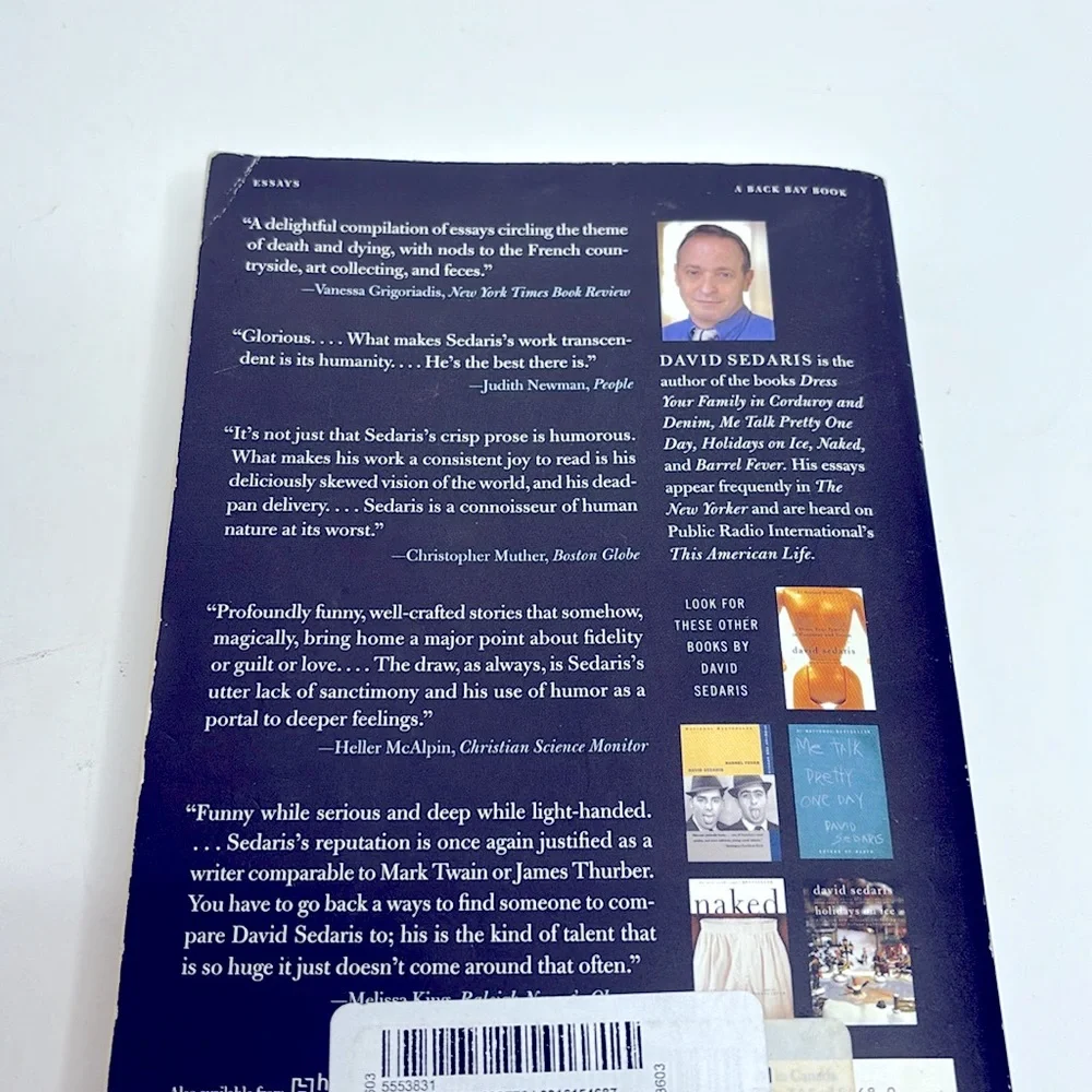 Book | David Sedaris When You Are Engulfed In Flames | Skulls Bones Smoking Look